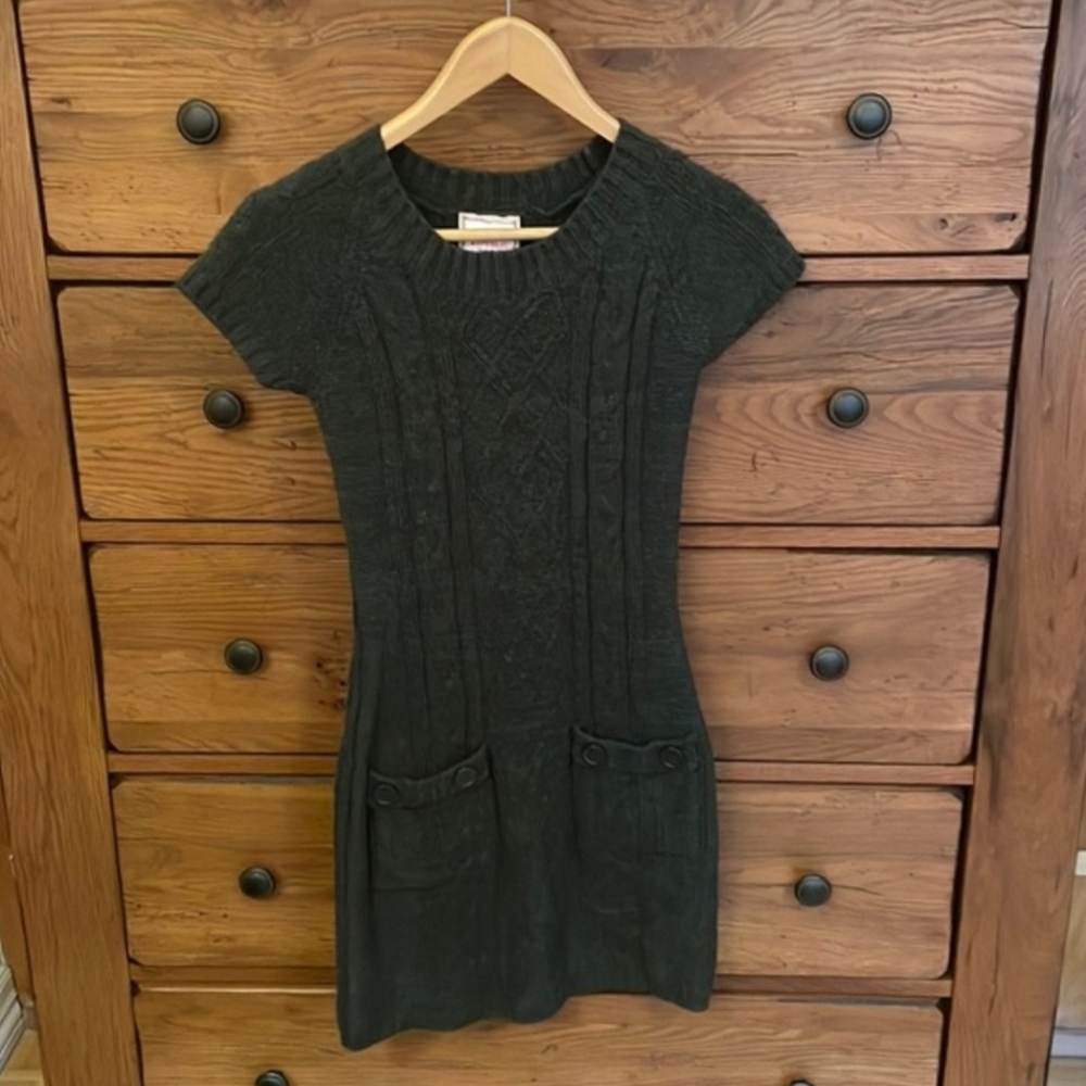 Pink Republic Charcoal Knit Sweater